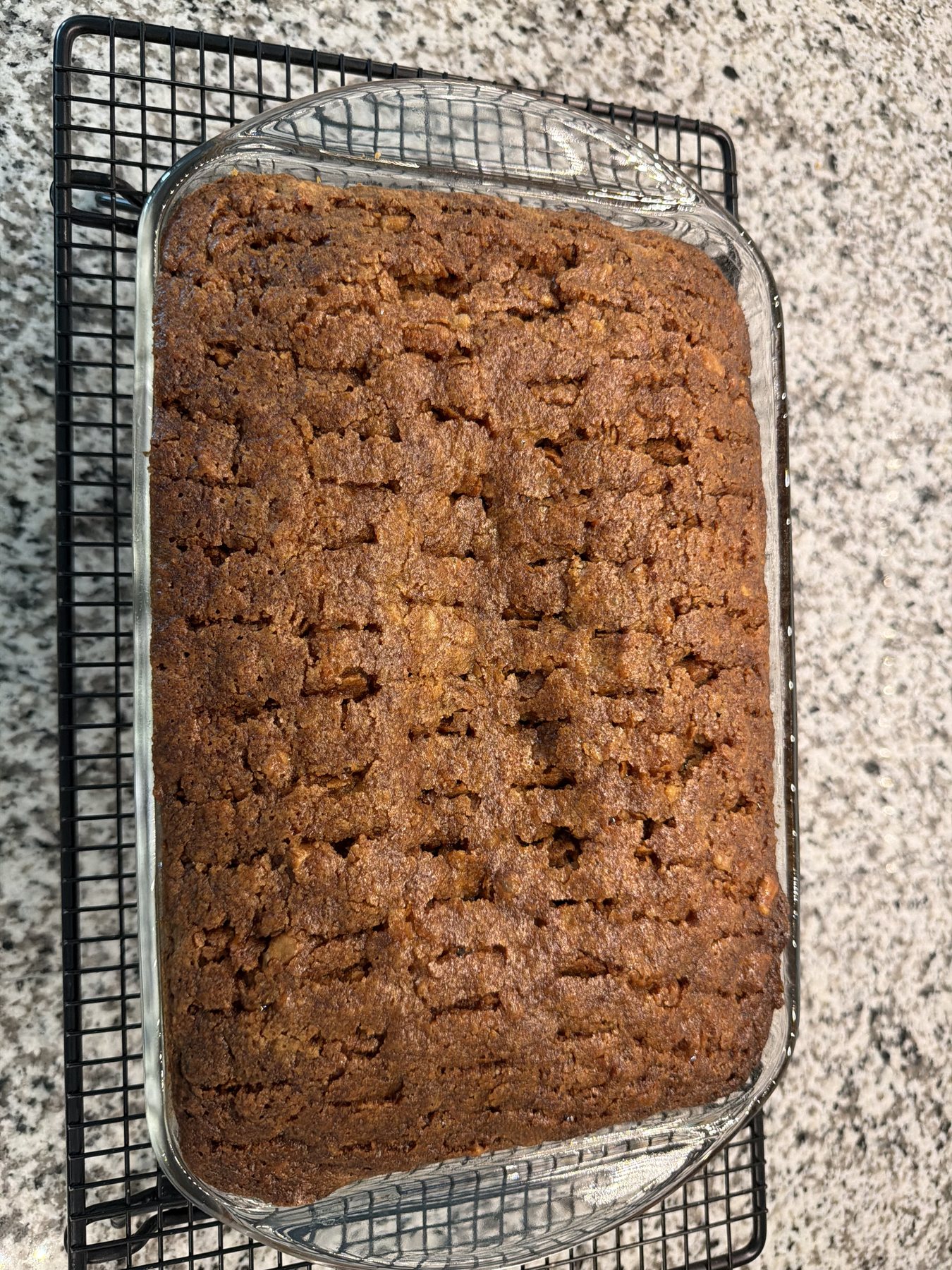 Fireball-infused carrot cake