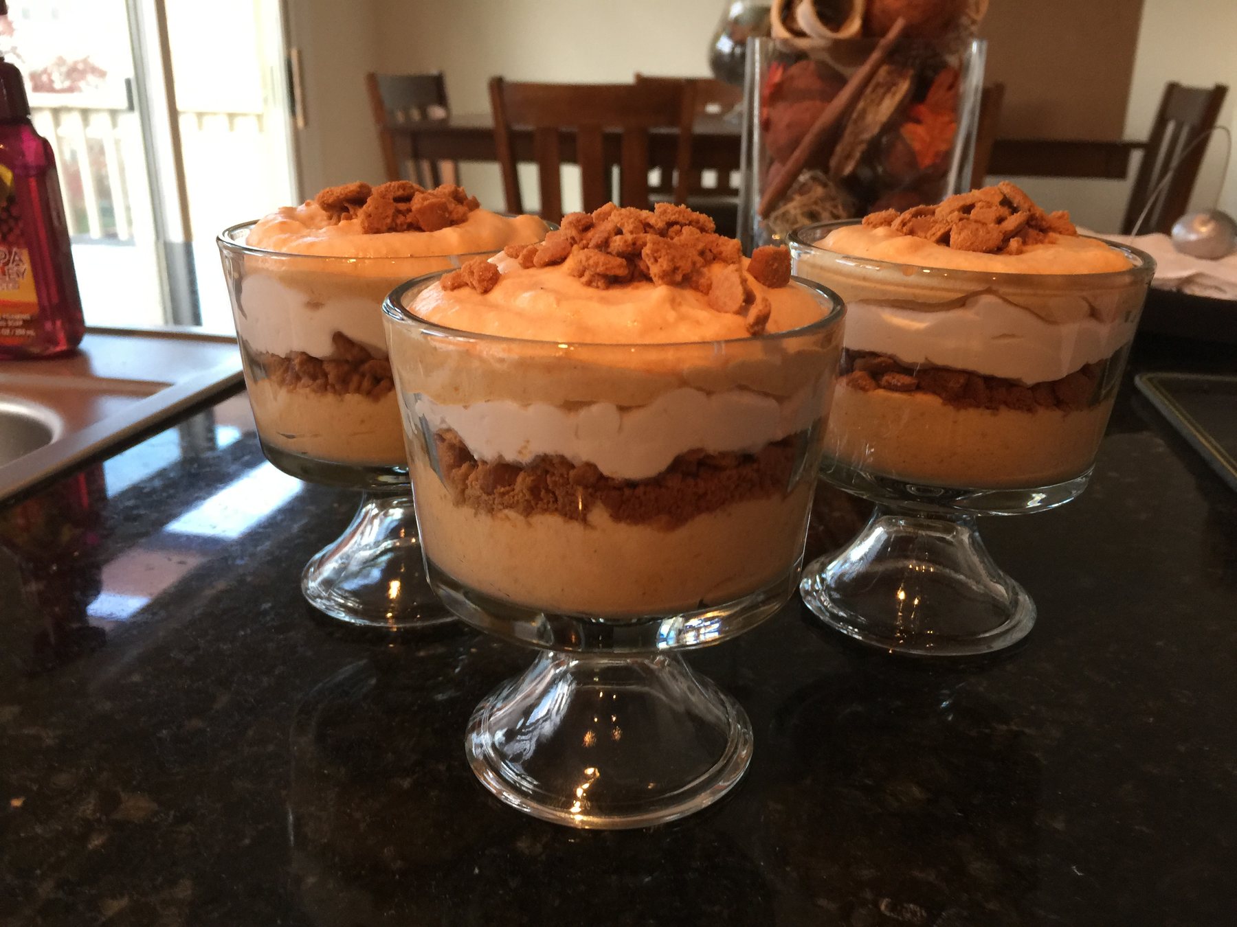 Pumpkin spice parfaits