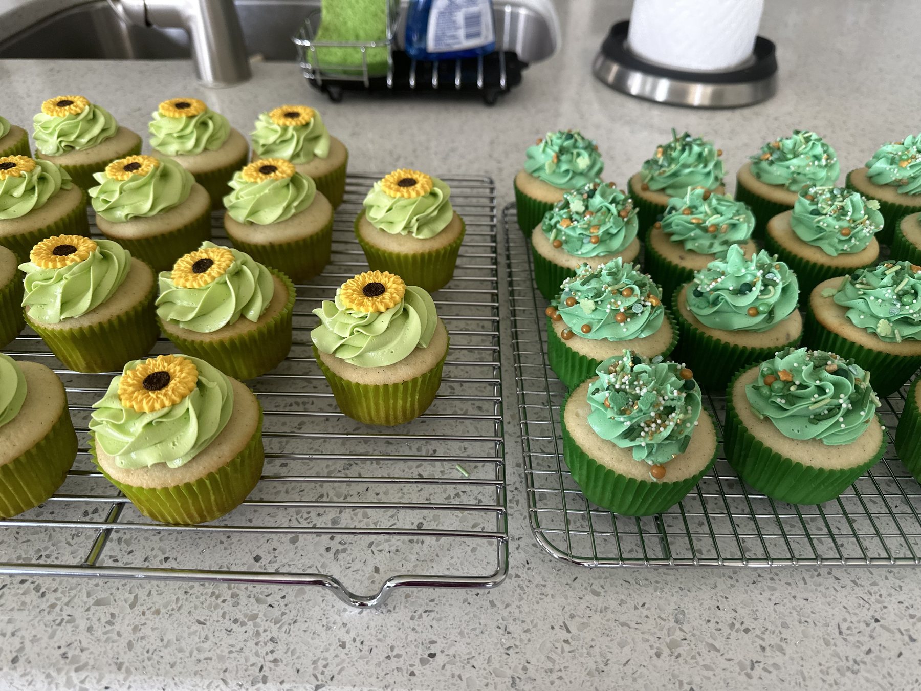 Spring cupcakes